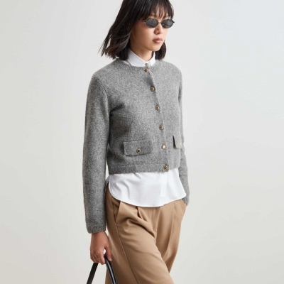 Casaco com mistura de lã Decenio