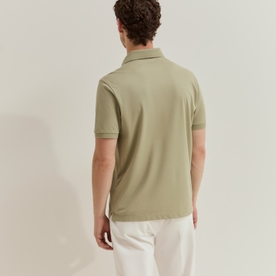 Polo de manga curta regular fit Lion of Porches