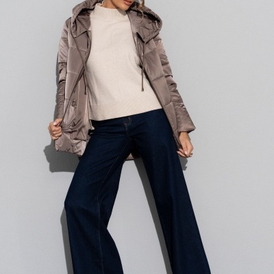 Parka acolchoada com capuz Ferrache