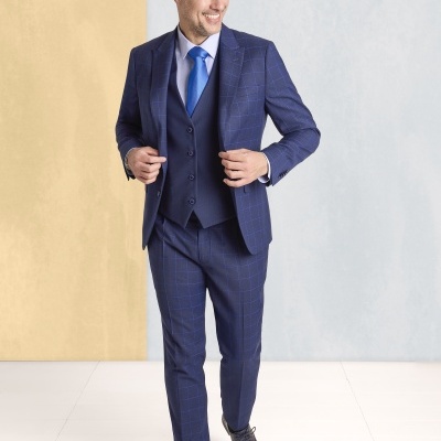 Fato-Homem de três peças Slim Fit Roberto Bassi