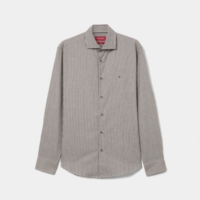 Camisa regular fit às riscas Lion Of Porches