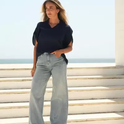 Jeans Wide Leg Spaccio by Cristina