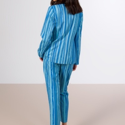 Blazer cintado com botão Ana Sousa