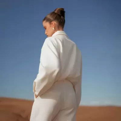 Calças de perna larga SPACCIO by Cristina