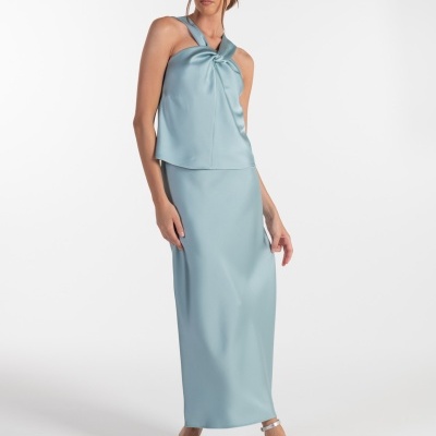 Saia comprida acetinada Ana Sousa