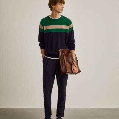 Camisola decote redondo Lion of Porches