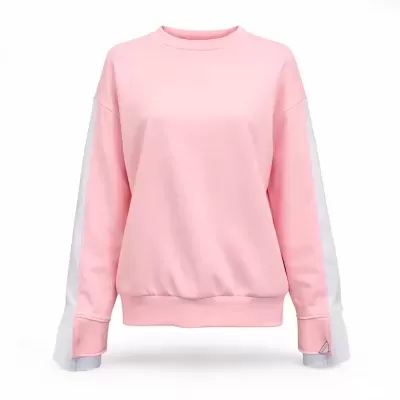Sweatshirt com Efeito Camisa nas Mangas Sahoco