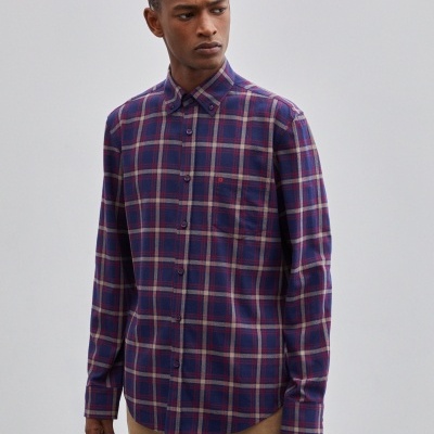 Camisa xadrez slim fit Lion of Porches