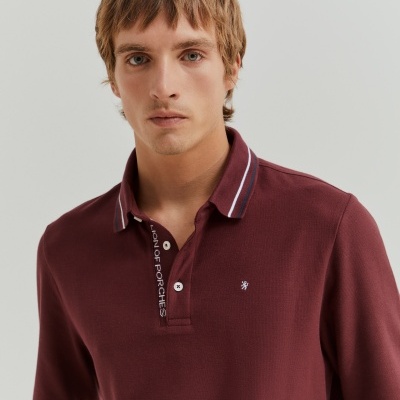 Polo de manga comprida Lion of Porches