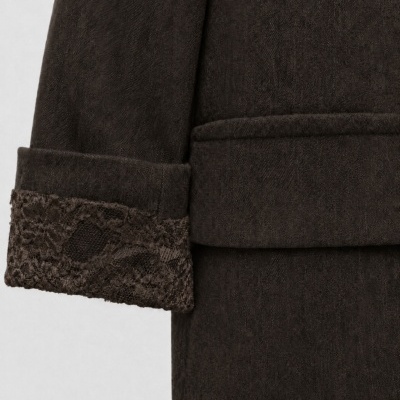 Blazer comprido com renda SMF