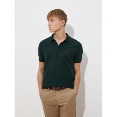 Polo de manga curta de algodão Decenio