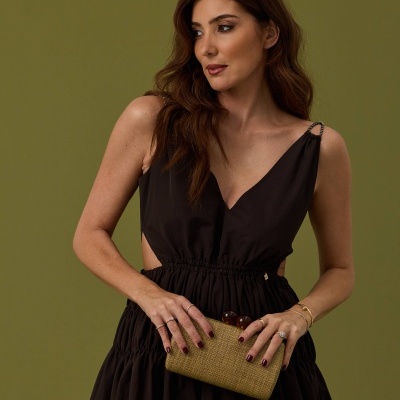 Vestido midi Swallow