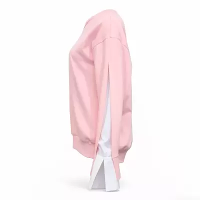 Sweatshirt com Efeito Camisa nas Mangas Sahoco