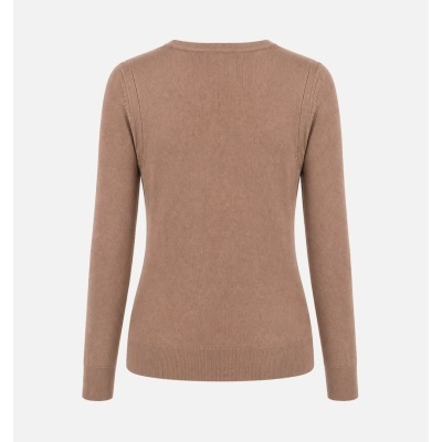 Camisola de malha com detalhe perfurado e logo Scripta