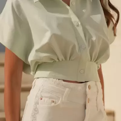 Blusa Cropped  SPACCIO BY CRISTINA