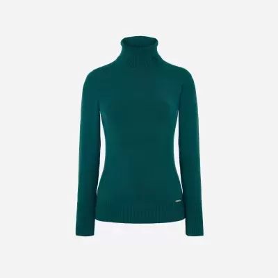 Camisola com detalhe de bordado na gola Scripta