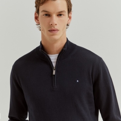 Camisola com carcela de algodão e caxemira Lion of Porches