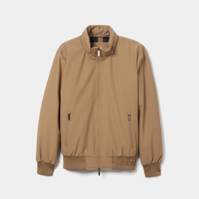 Blusão acolchoado com capuz embutido Lion of Porches