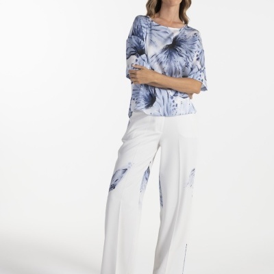 TÚNICA ESTAMPADO FLORAL ANA SOUSA