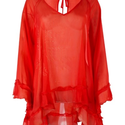 BLUSA SEMITRANSPARENTE SAHOCO