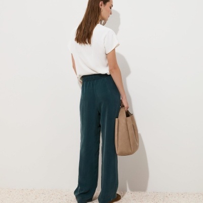 Calças em cupro Decenio