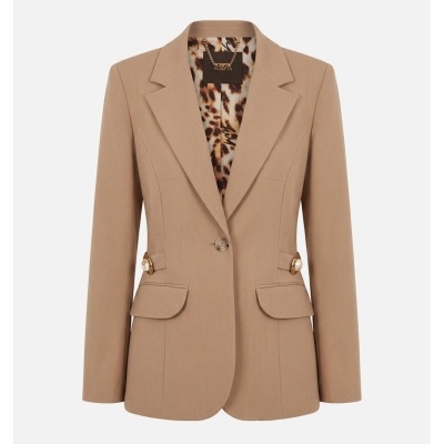 Blazer com acessório dourado Scripta