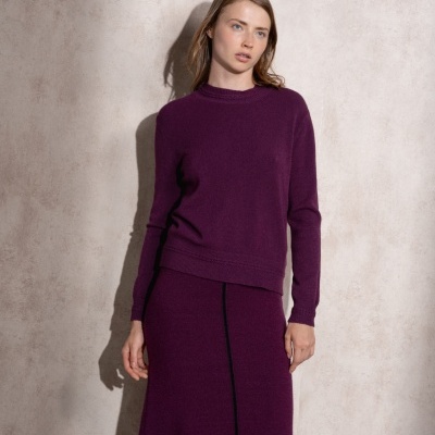 Camisola de malha com decote redondo SMF