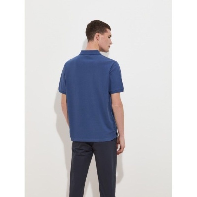 Polo de manga curta de algodão Decenio