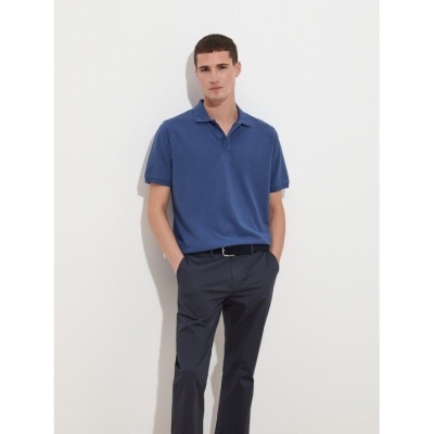 Polo de manga curta de algodão Decenio