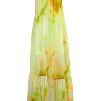 MACACÃO-VESTIDO EM CHIFFON SAHOCO