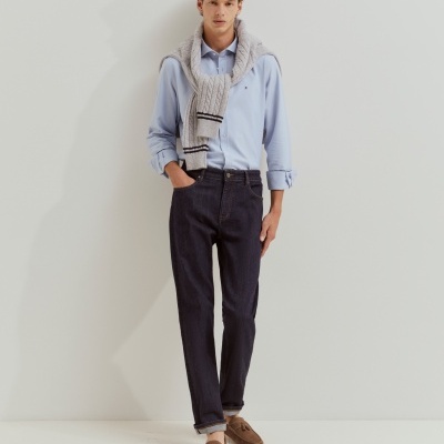 Calças 5 bolsos regular fit Lion of Porches