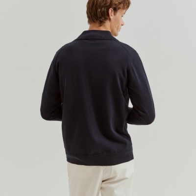 Casaco de malha com fecho em algodão Lion of Porches