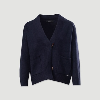 Casaco de malha com bolsos frontais Ferrache