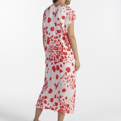 VESTIDO COM ESTAMPADO ANIMAL ANA SOUSA