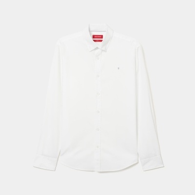 Camisa slim fit de algodão Lion of Porches