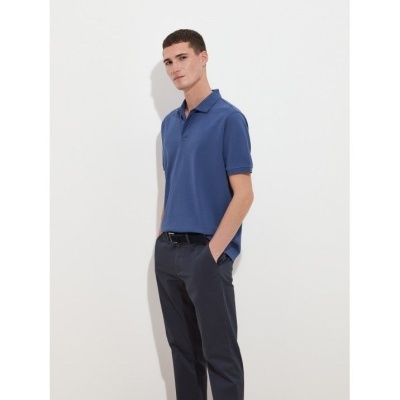 Polo de manga curta de algodão Decenio