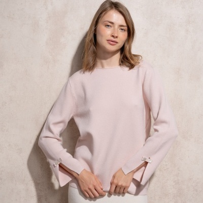 Camisola de malha com decote redondo SMF