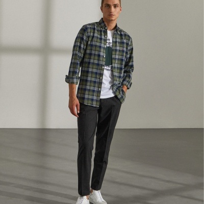 Camisa Slim Fit Lion of Porches