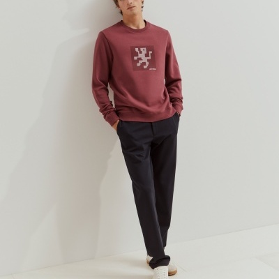 Sweat decote redondo Lion of Porches