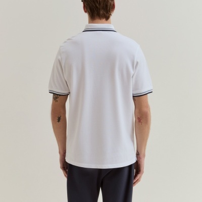 Polo regular fit em piqué de algodão Lion of Porches