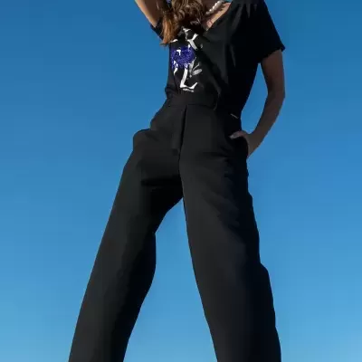 CALÇAS CLÁSSICAS DE CINTURA SUBIDA FOURSOUL