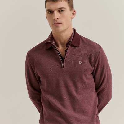 Polo com meio fecho Lion of Porches