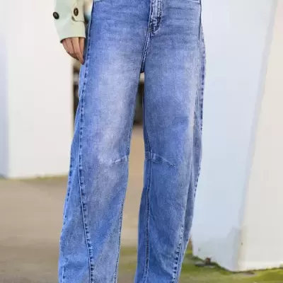 Jeans Wide Leg Estruturadas SPACCIO BY CRISTINA