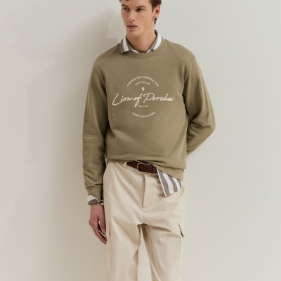 Sweatshirt em algodão Lion of Porches