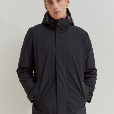 Parka acolchoada com capuz Lion of Porches