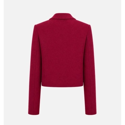 Blazer curto com fecho em trespasse Scripta