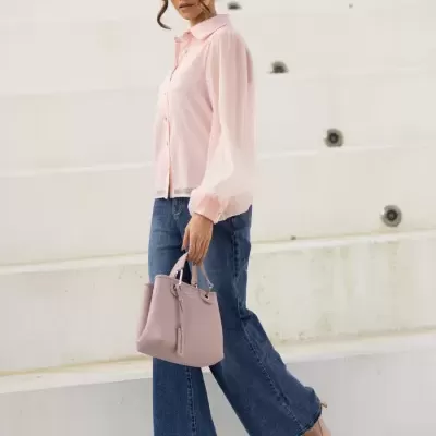 Blusa com Mangas abaloadas SPACCIO by Cristina