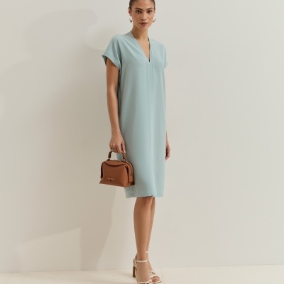 Vestido com corte recto Lion of Porches