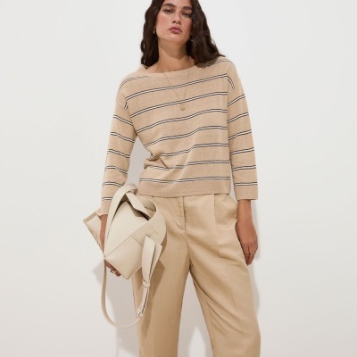 Camisola de malha às riscas Decenio