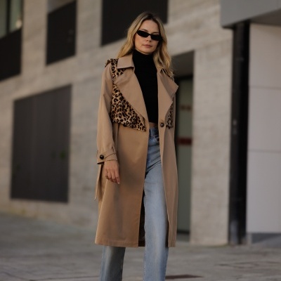 Gabardine comprida Swallow